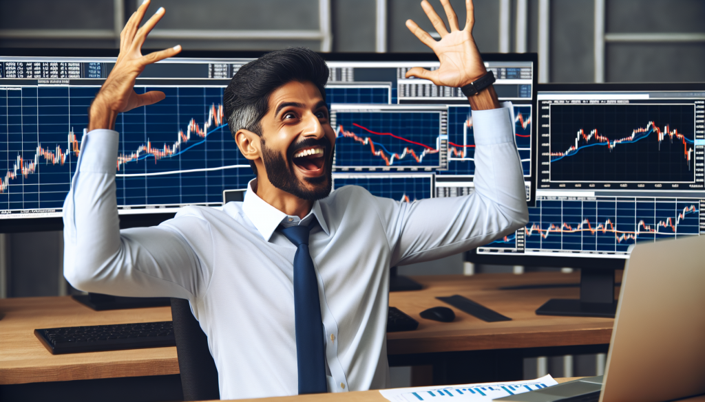 trader looking happy - Can Forex Trading Make You Rich