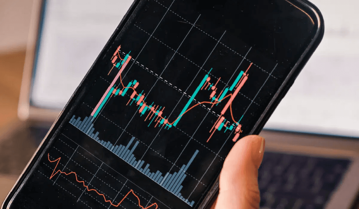 Man holding aphone -  Is Day Trading Profitable