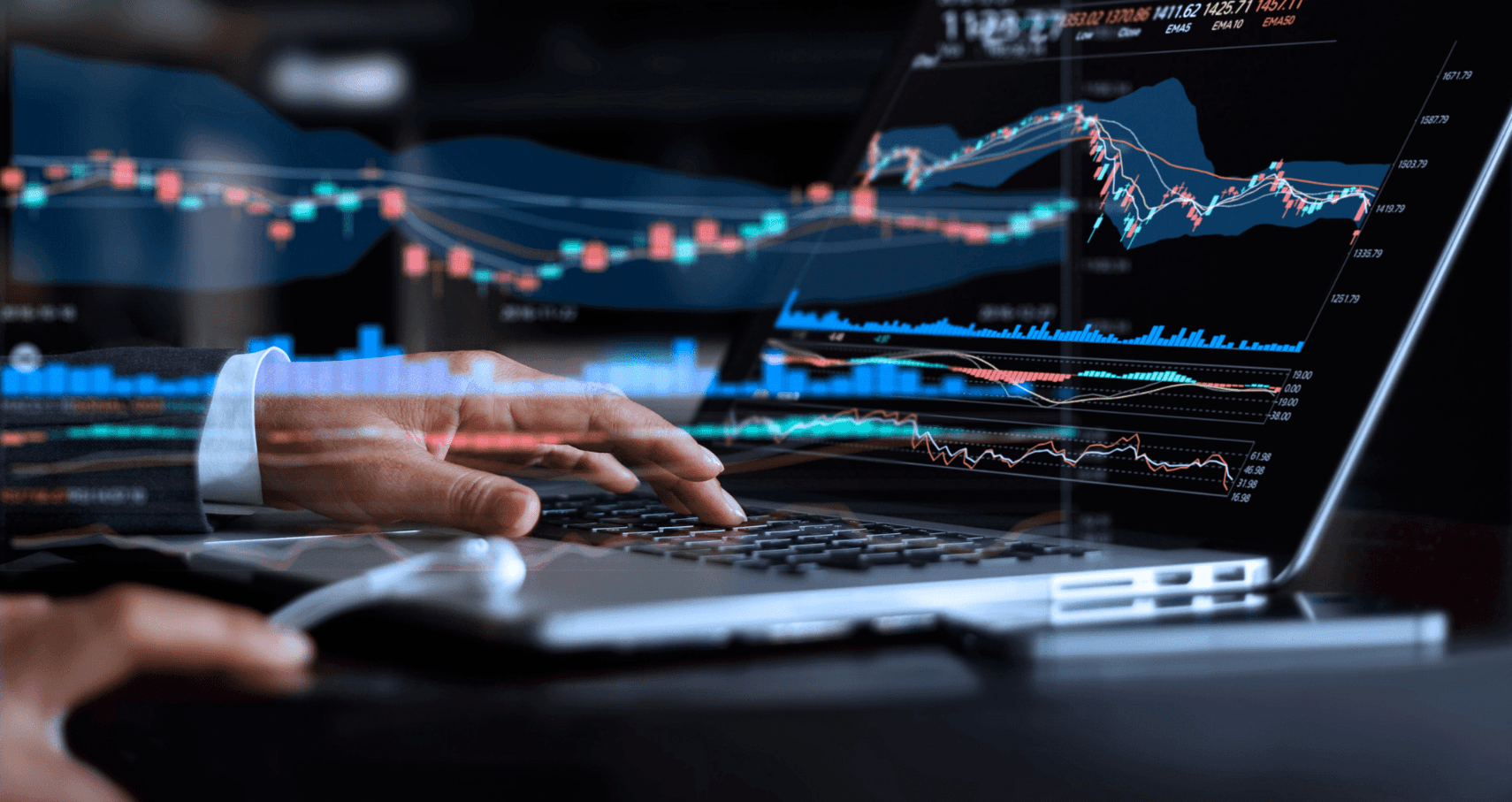 Person nalyzing financial market trends on laptop - What Is Leverage In Futures Trading