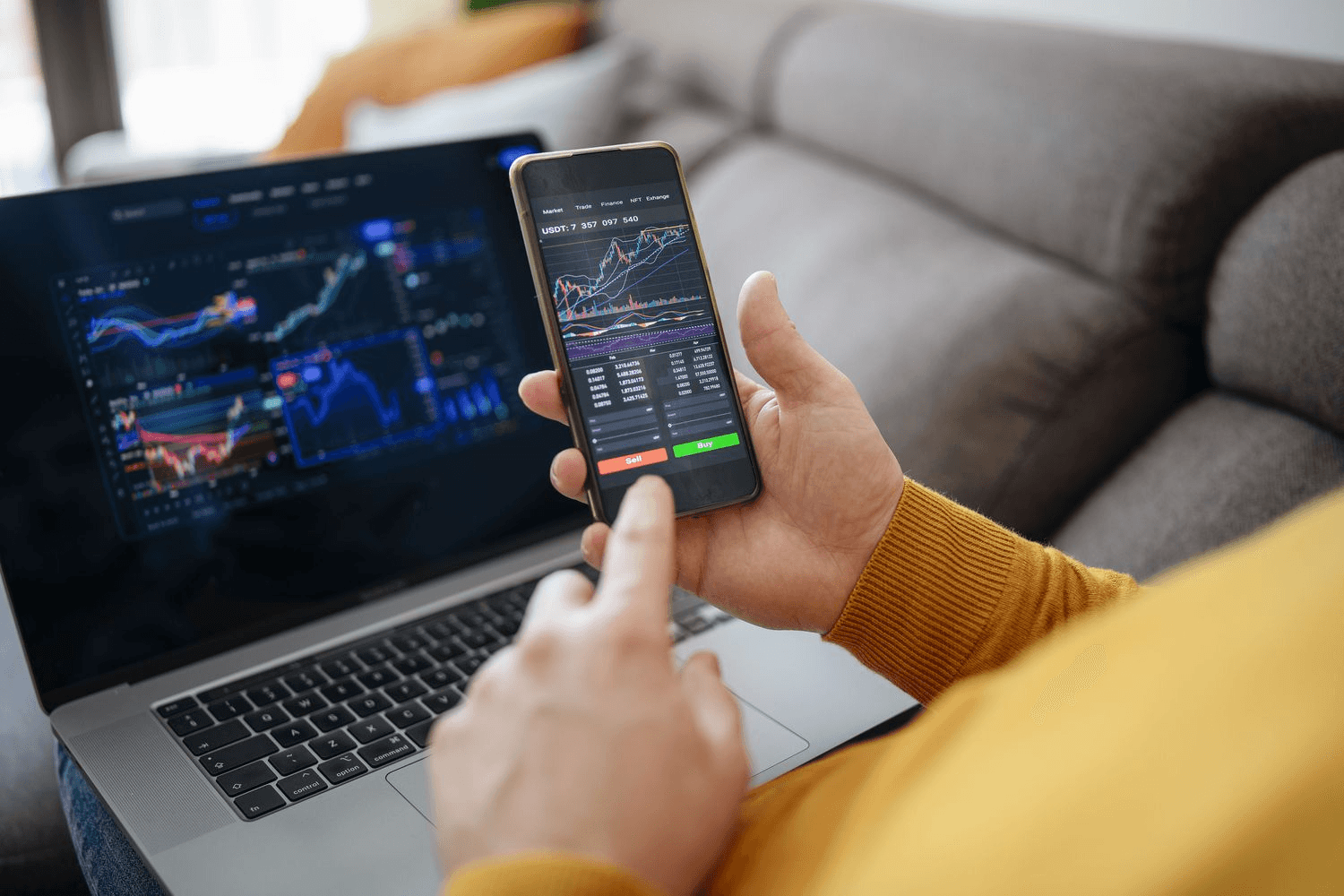 Man monitoring financial trading data - What Is Leverage In Futures Trading