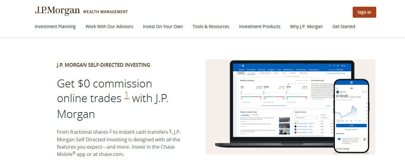 J.P. Morgan Self-Directed Investing