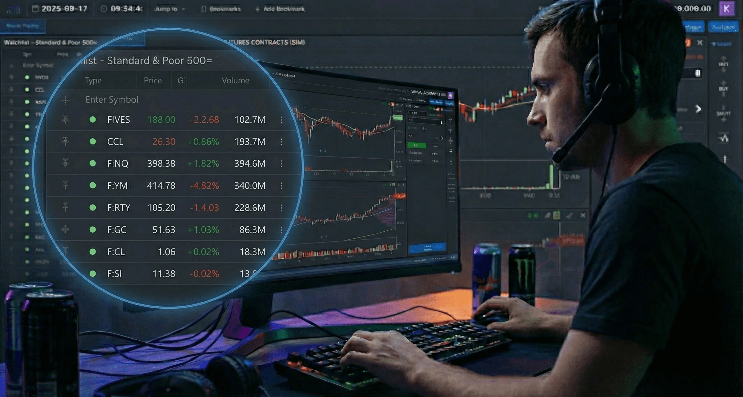  Man monitoring financial market data online - Best Stock Trading Simulator