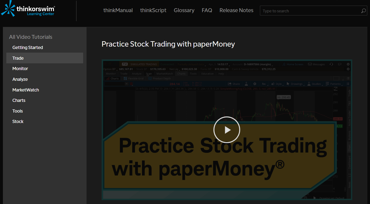 Tools - Best Trading Simulator Free