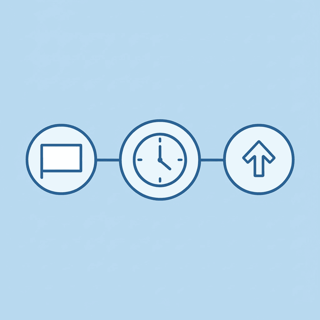 Timeline showing market conditions leading to promotional window with limited time opportunity