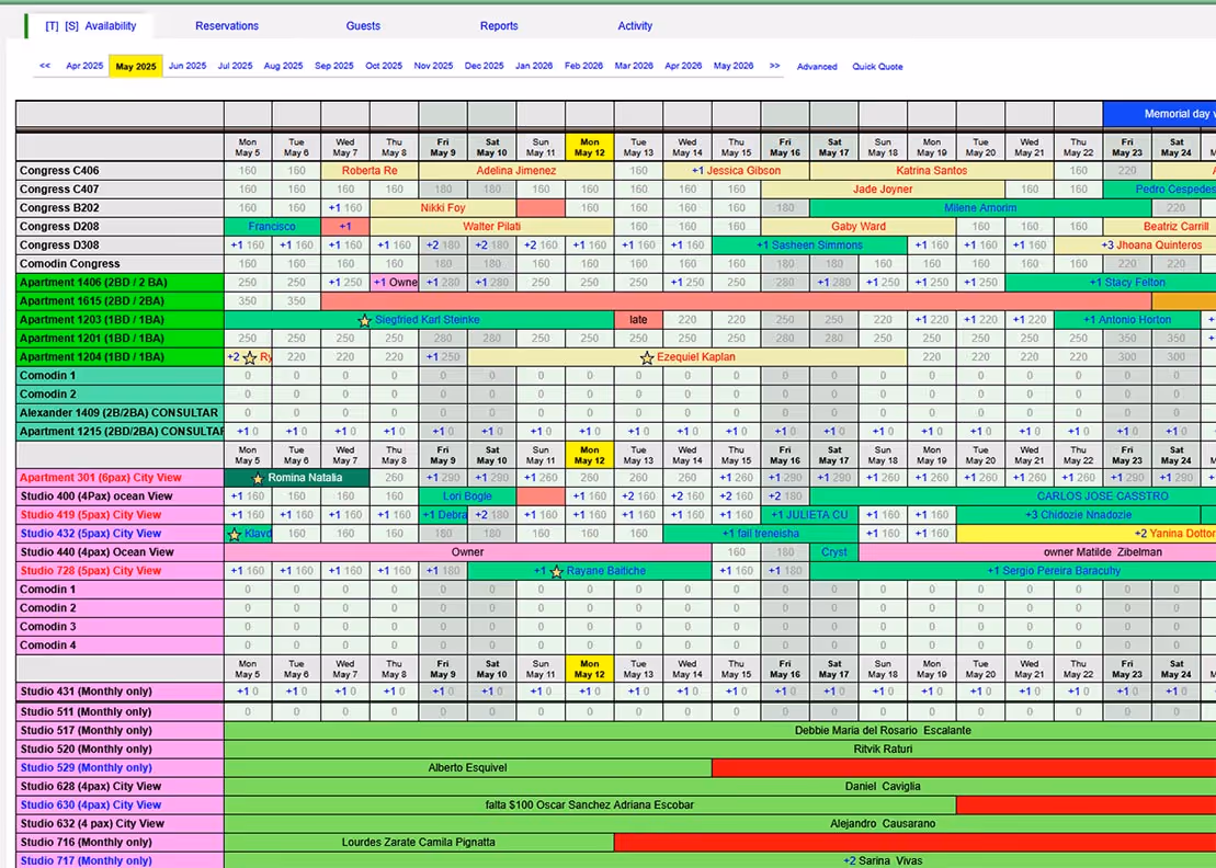 Calender Reservation Manager