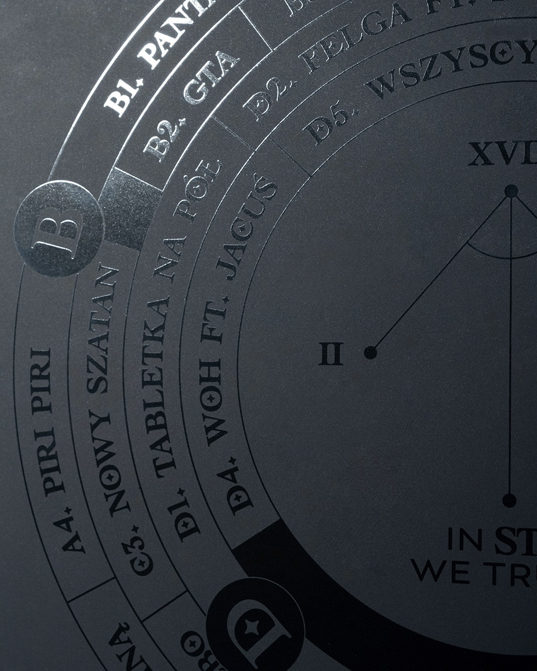 detail photo of a back of a vinyl sleeve