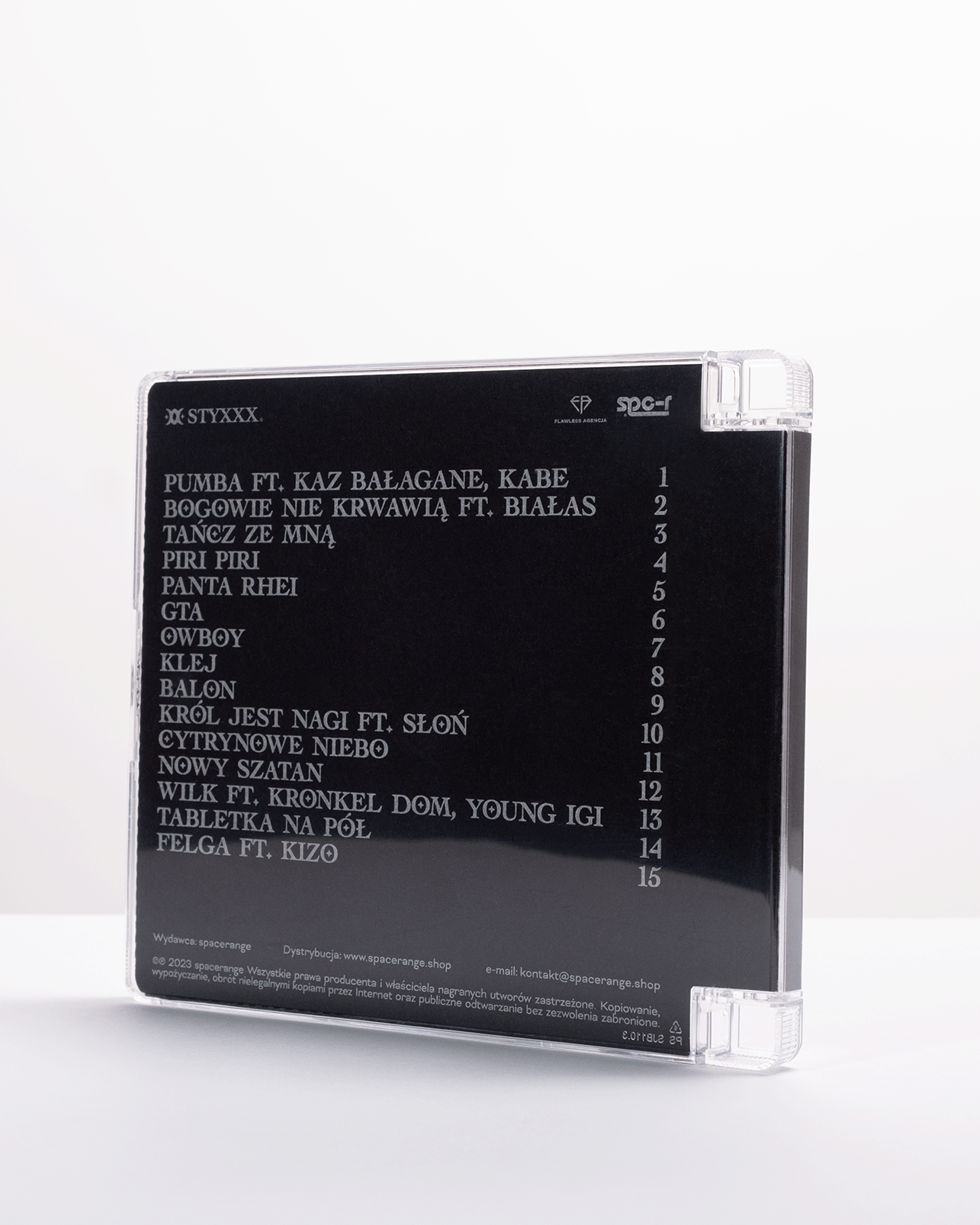 back of a jewel case with typography on it