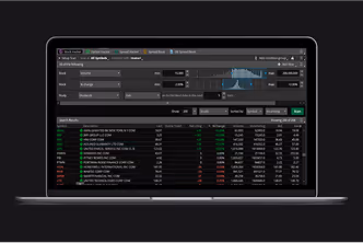 economic indicators - image of economic indicators chart on laptop