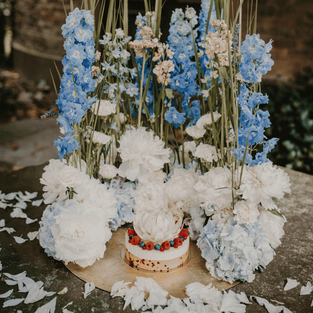 Hochzeitstorte Monet's Seerosen