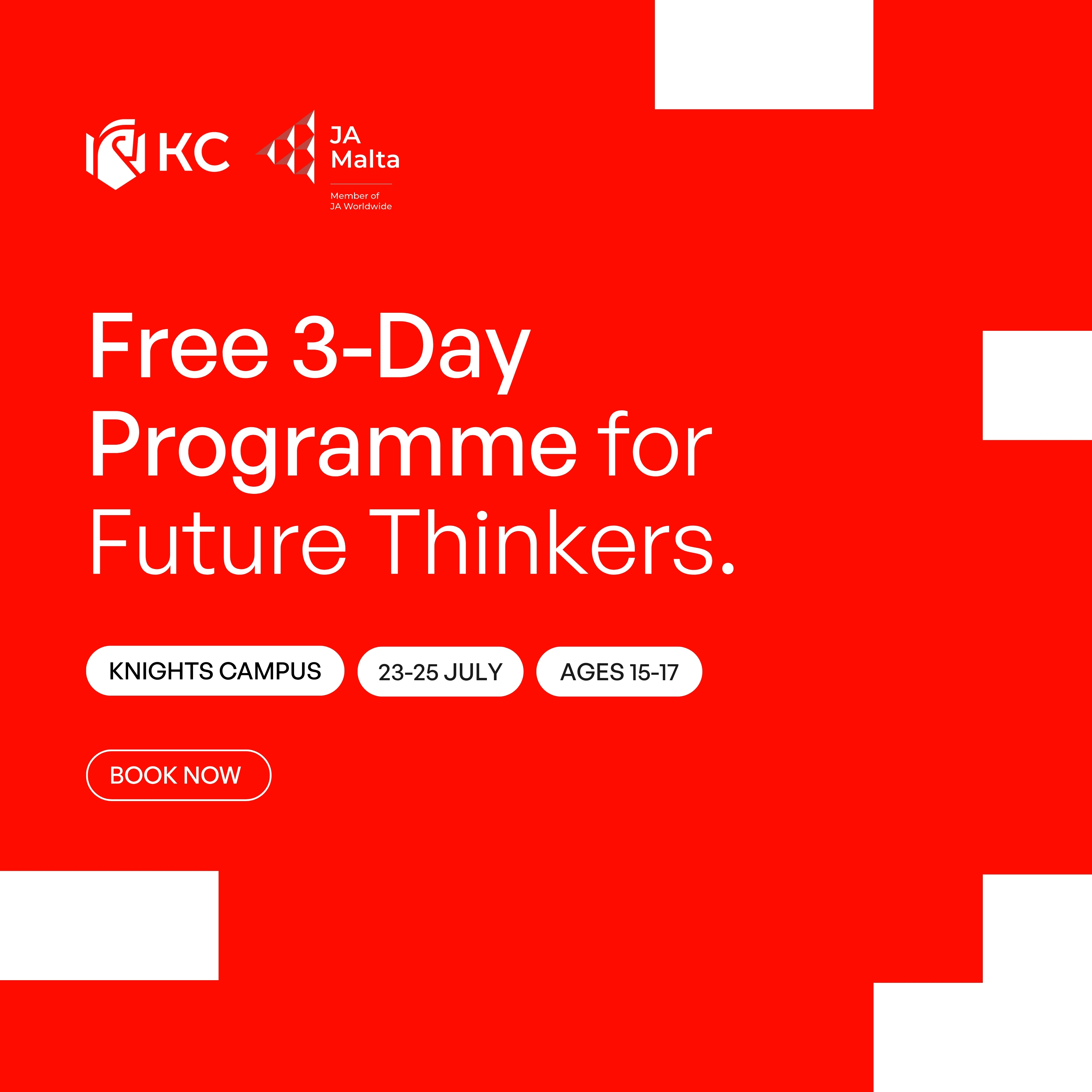 A Free 3-Day Summer Programme for Teens (Ages 15–17)