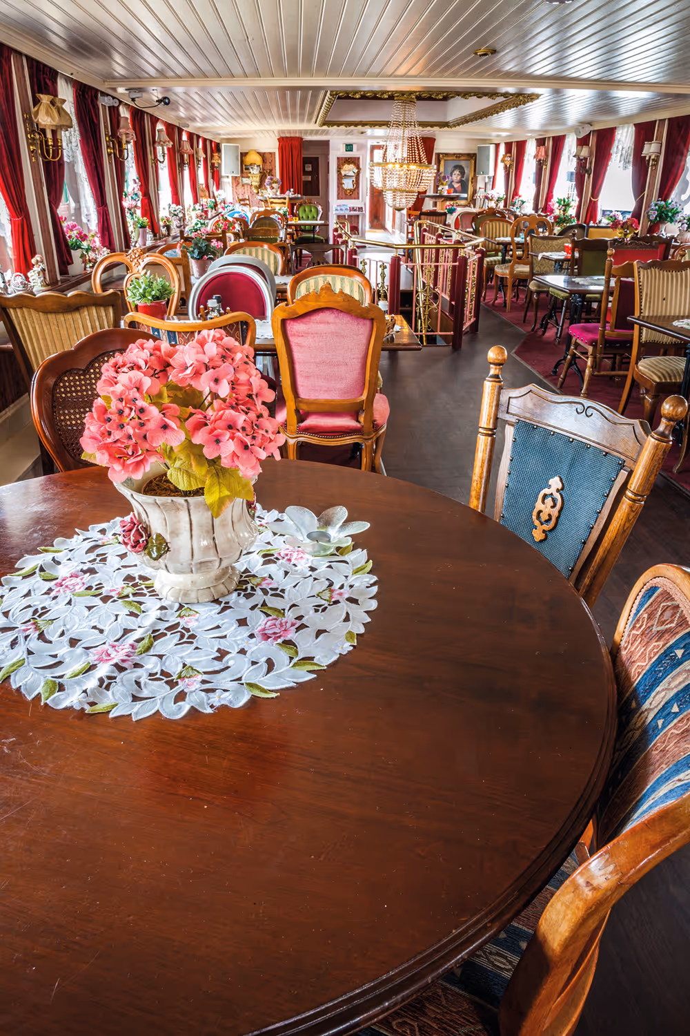 Interior of the MS de Jordaan one of the ships of the DVAR