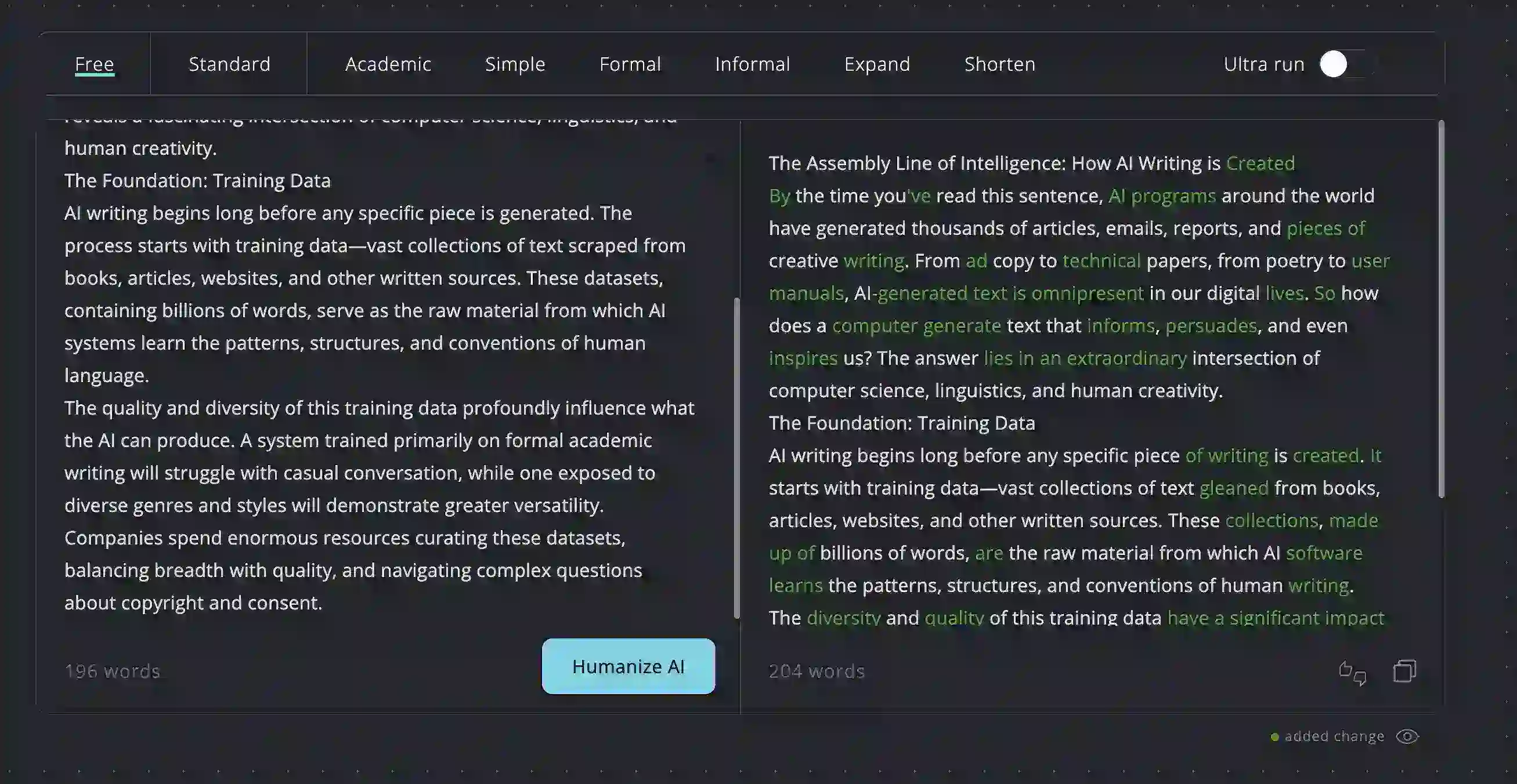Humanize AI