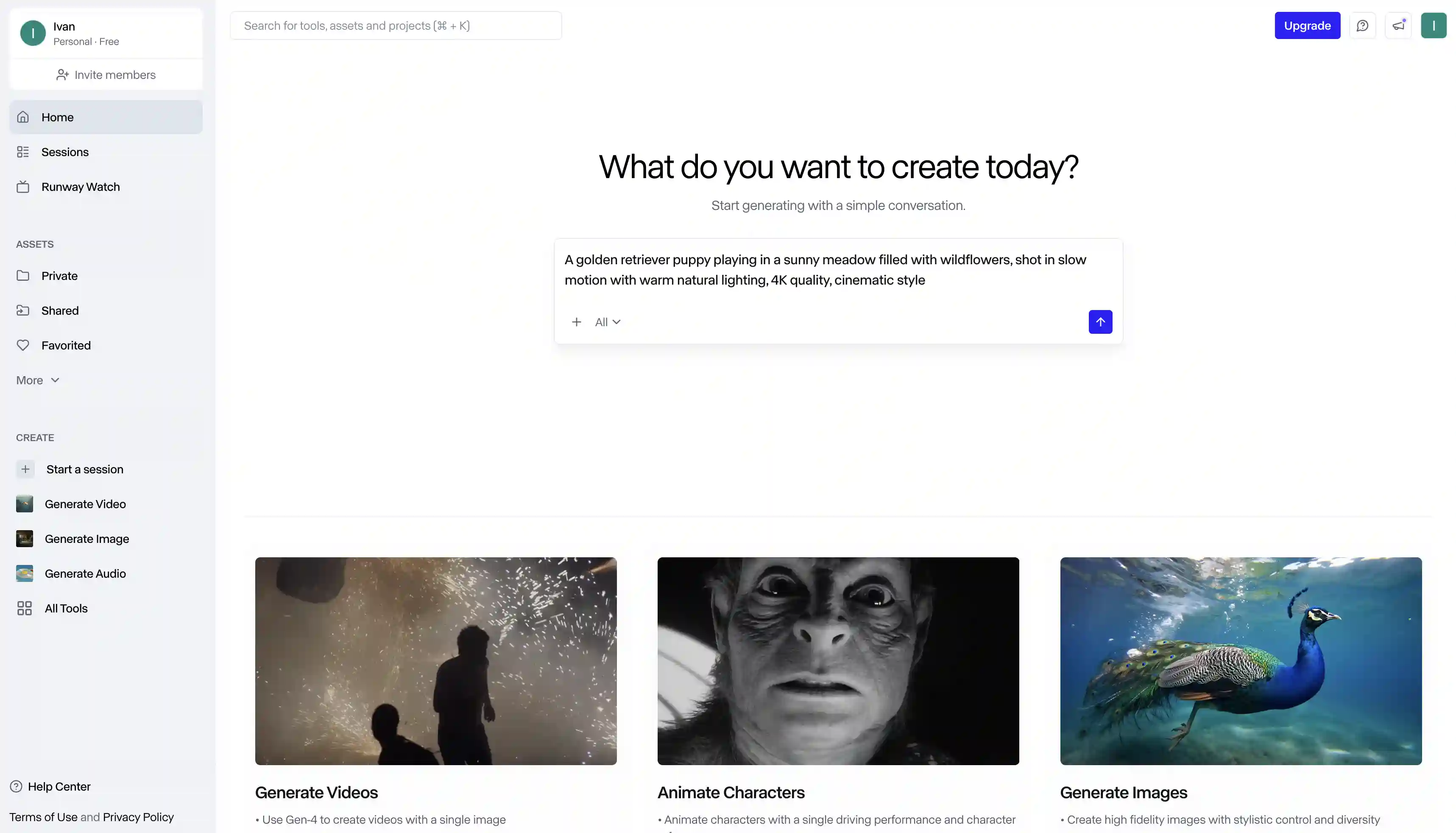 Generate videos from text with Runway video generator AI
