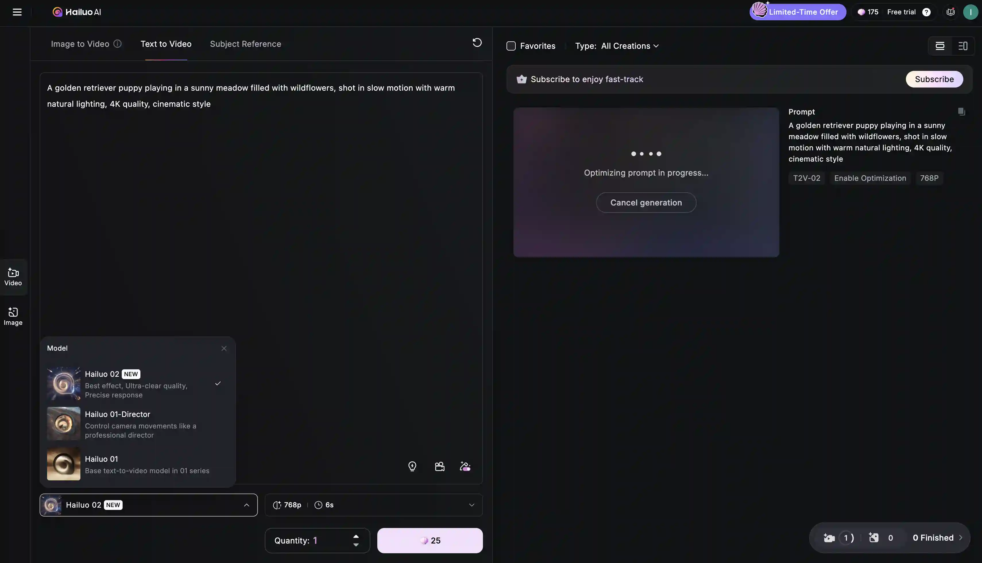 Animate images with AI using Hailuo 02 video generator