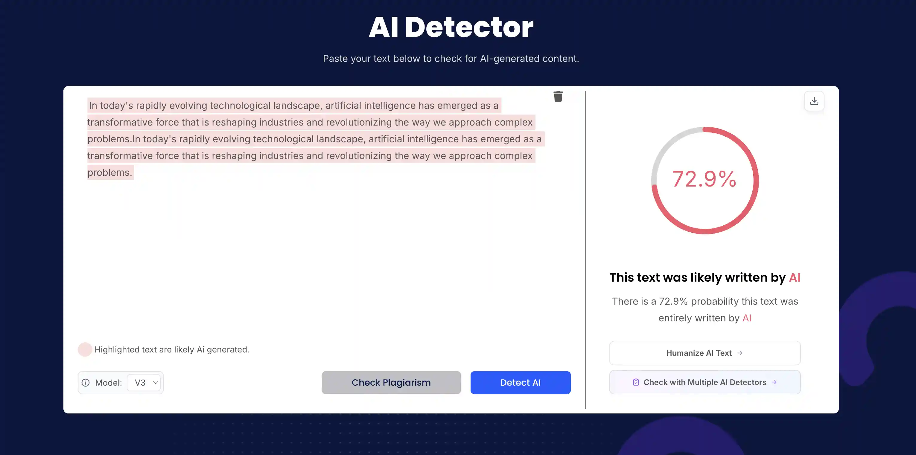 Detecting AI