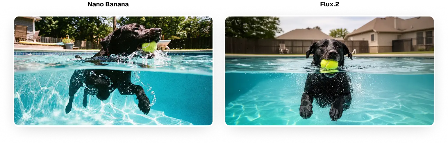 Nano Banana 2 vs Flux 2 text-to-image comparison