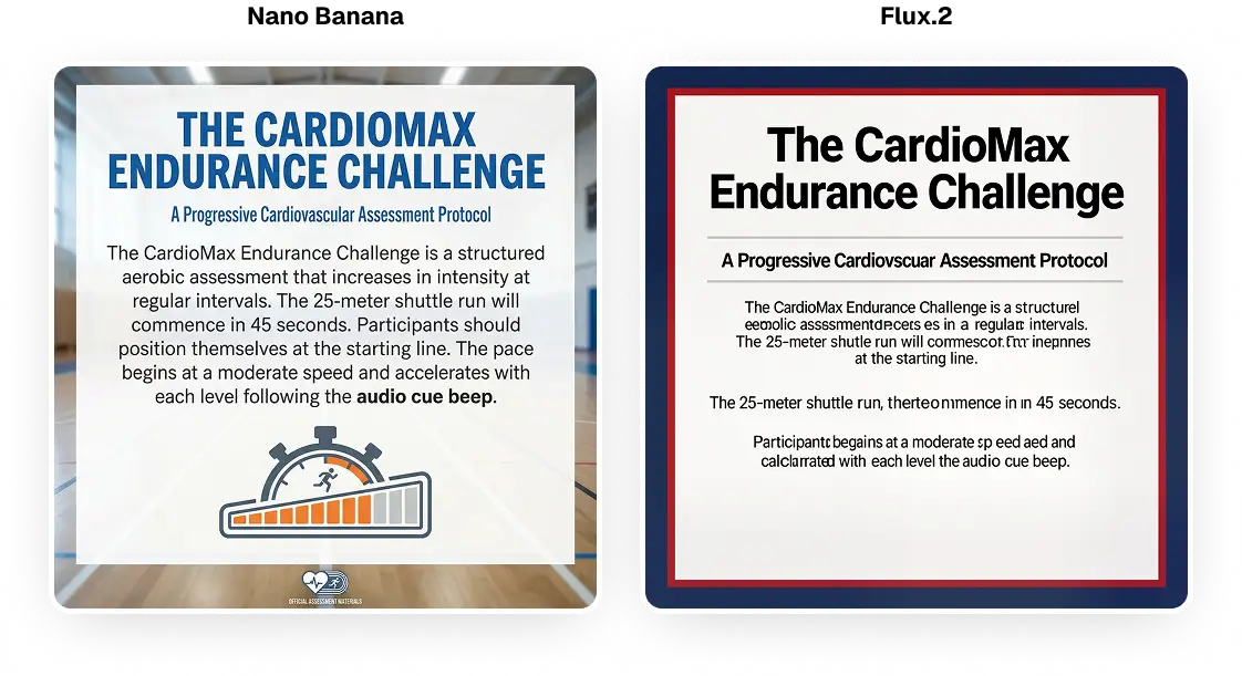 Nano Banana 2 vs Flux 2 text rendering comparison