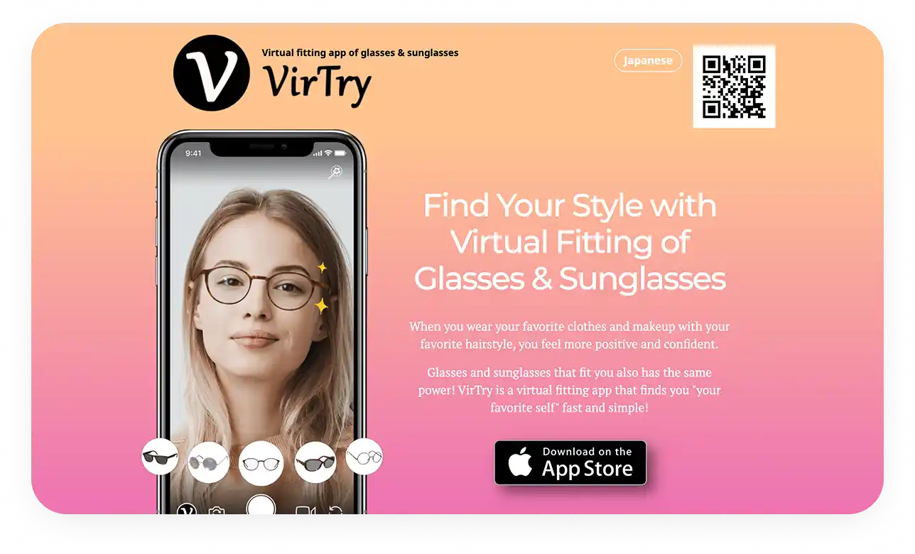 VirTry virtual glasses try-on