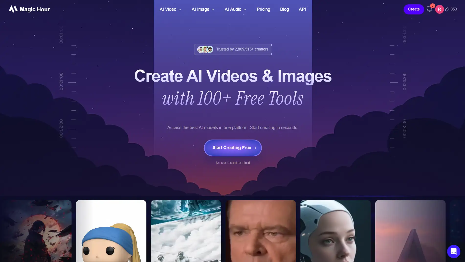 Magic Hour AI video generator