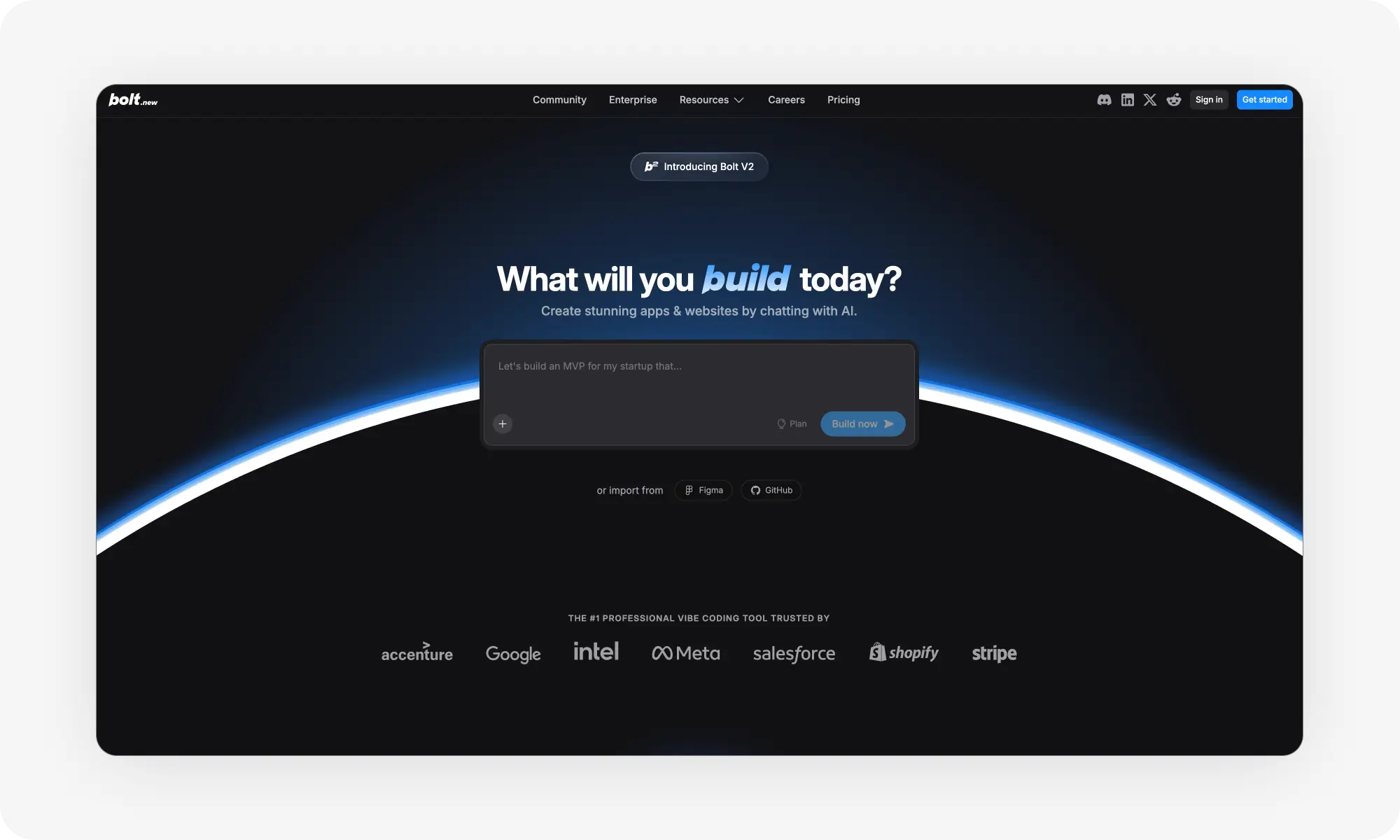 Bolt is one of the best AI vibe coding tools