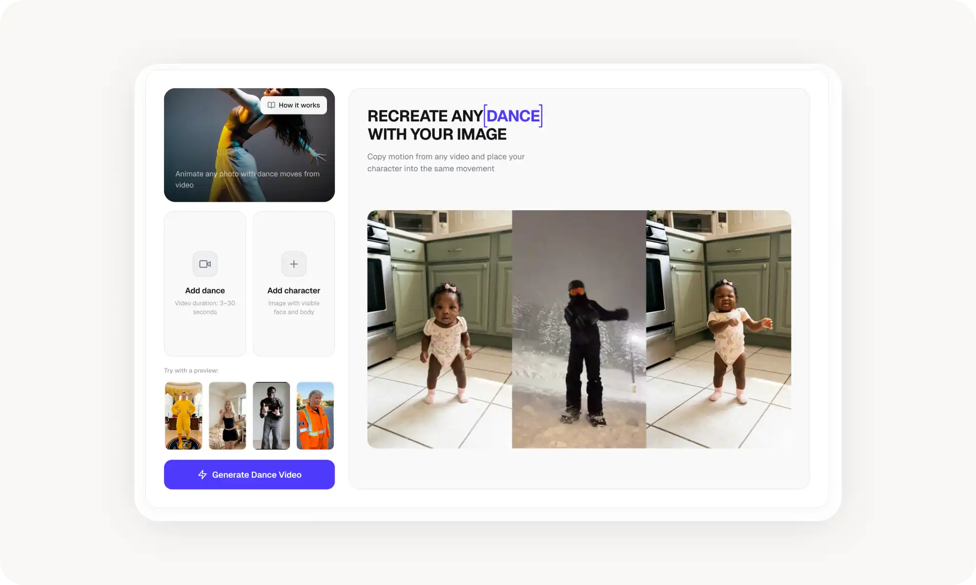 Overchat AI is the best AI dance generator