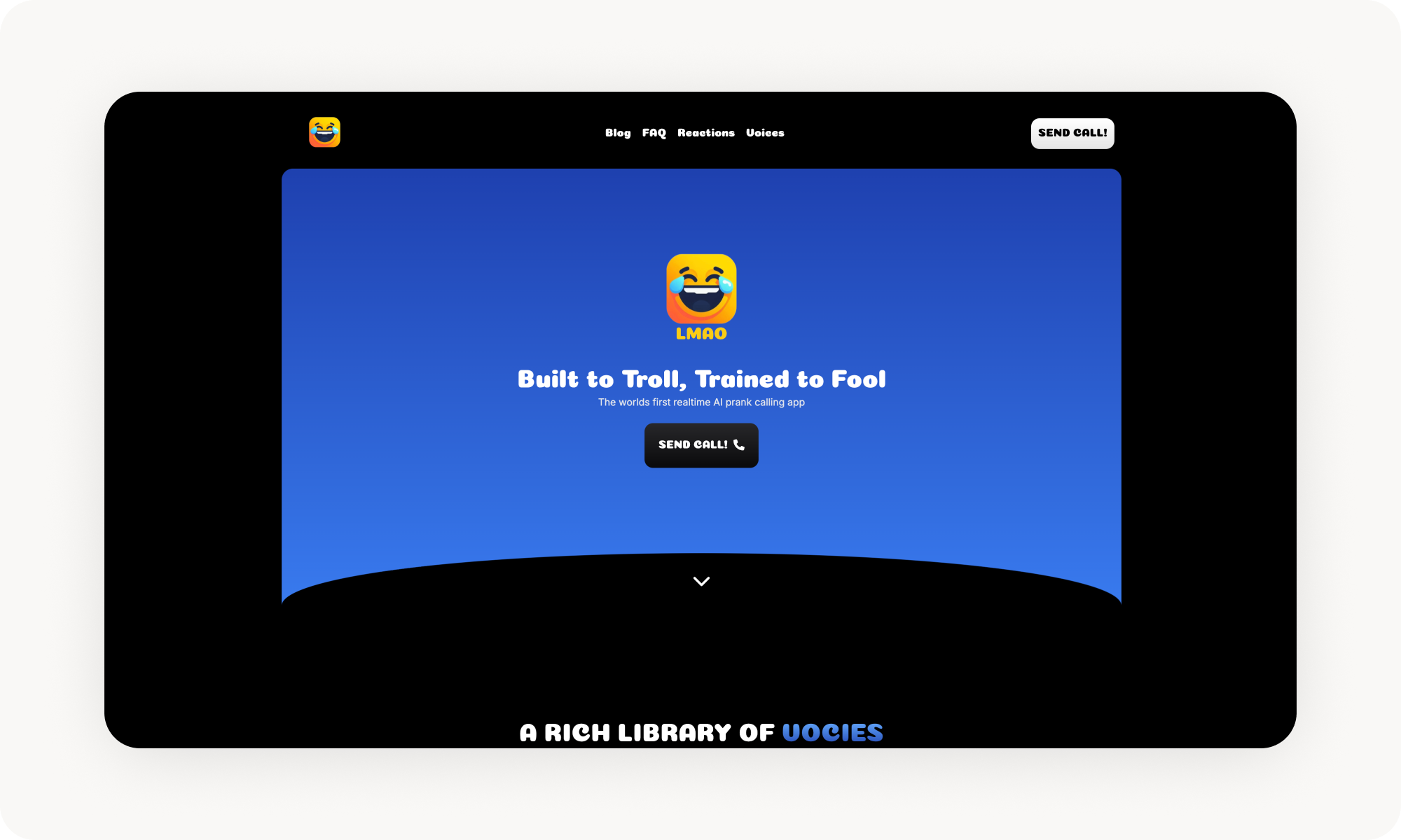 LMAO AI prank generator