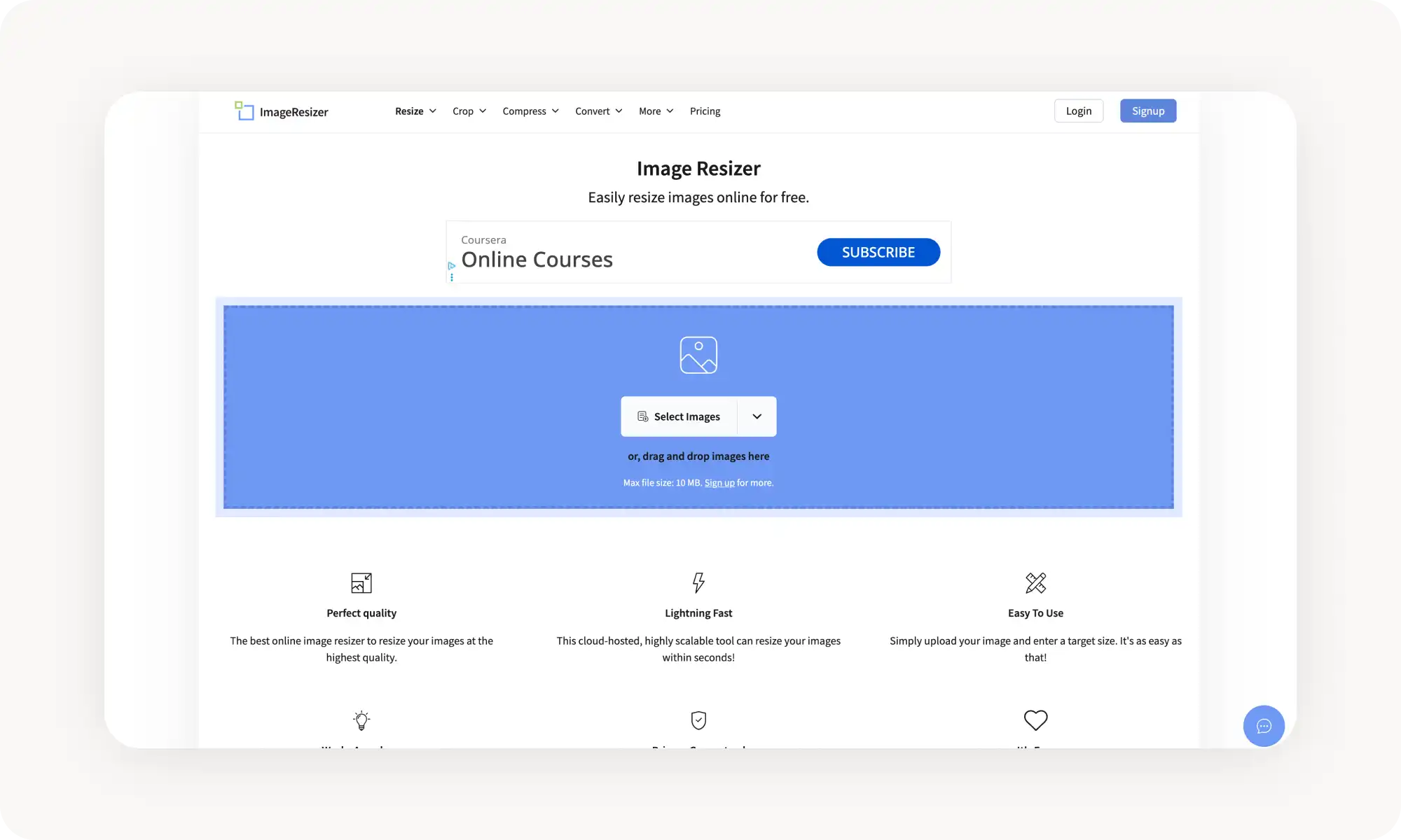 ImageResizer online aspect ratio changer