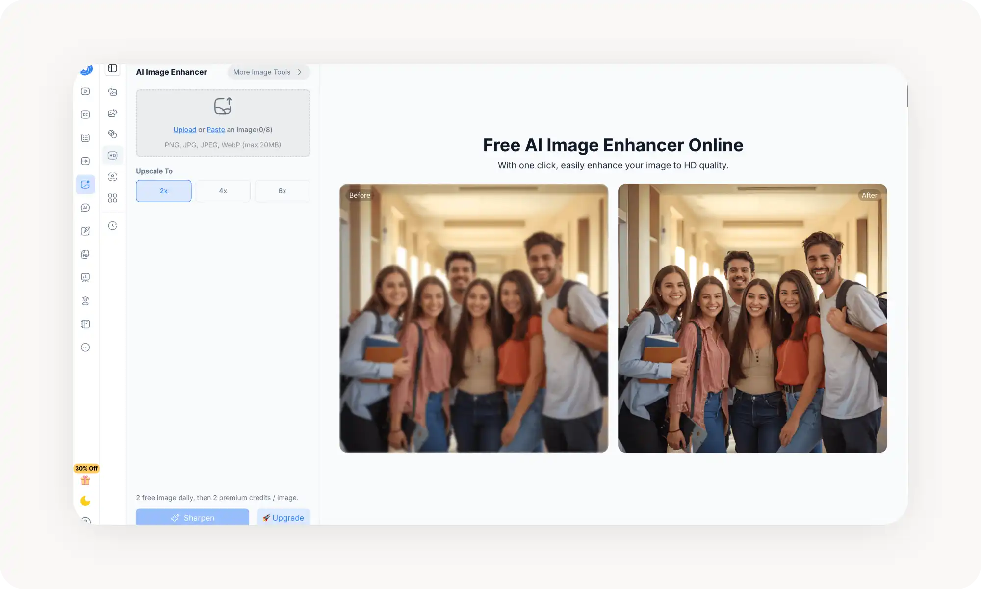 NoteGPT AI Image Enhancer