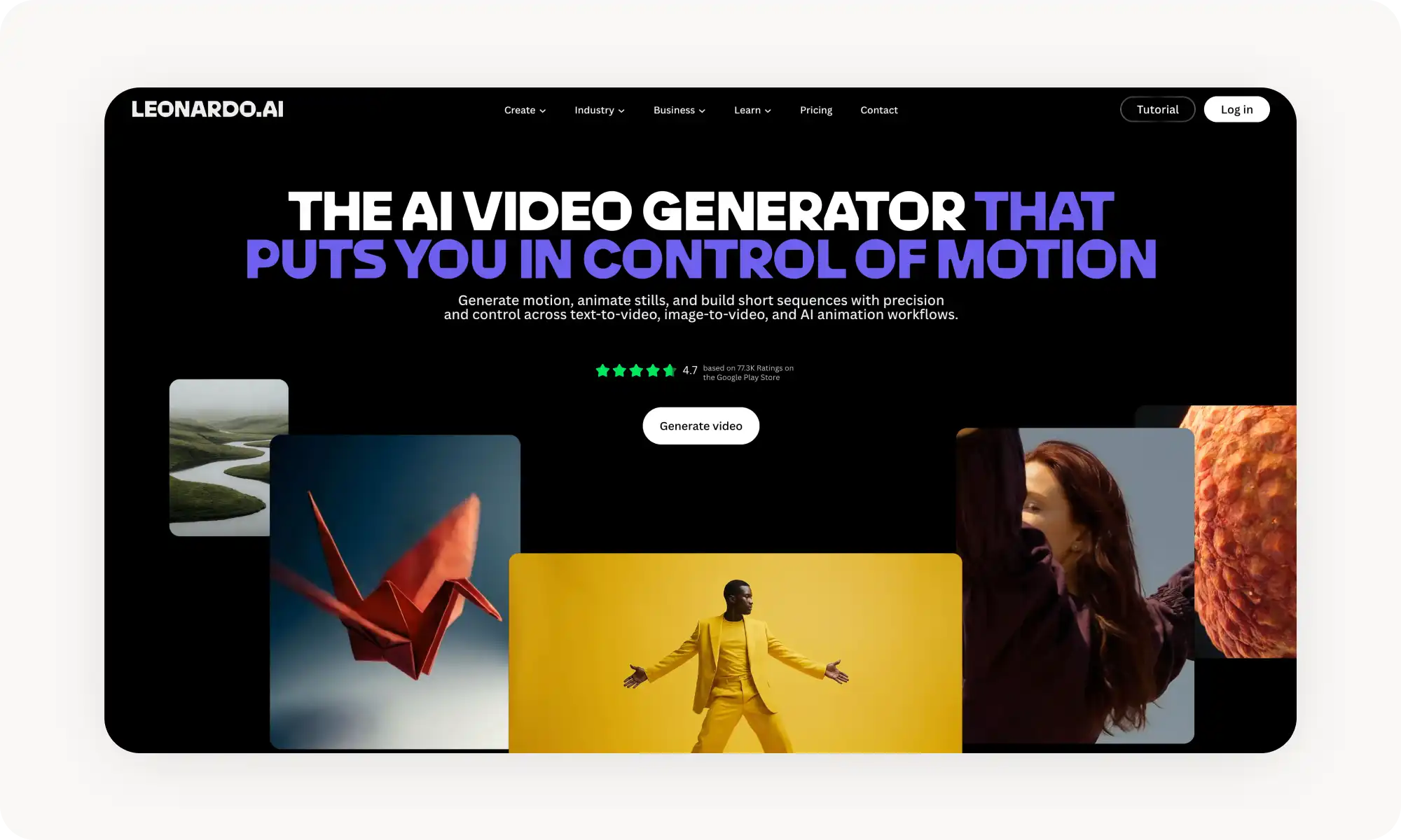 Leonardo AI image to video tool