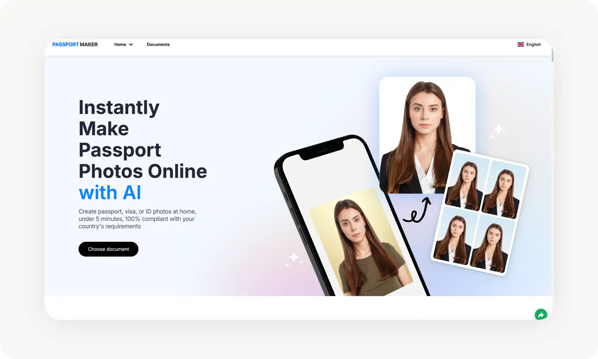PassportMaker AI passport photo generator