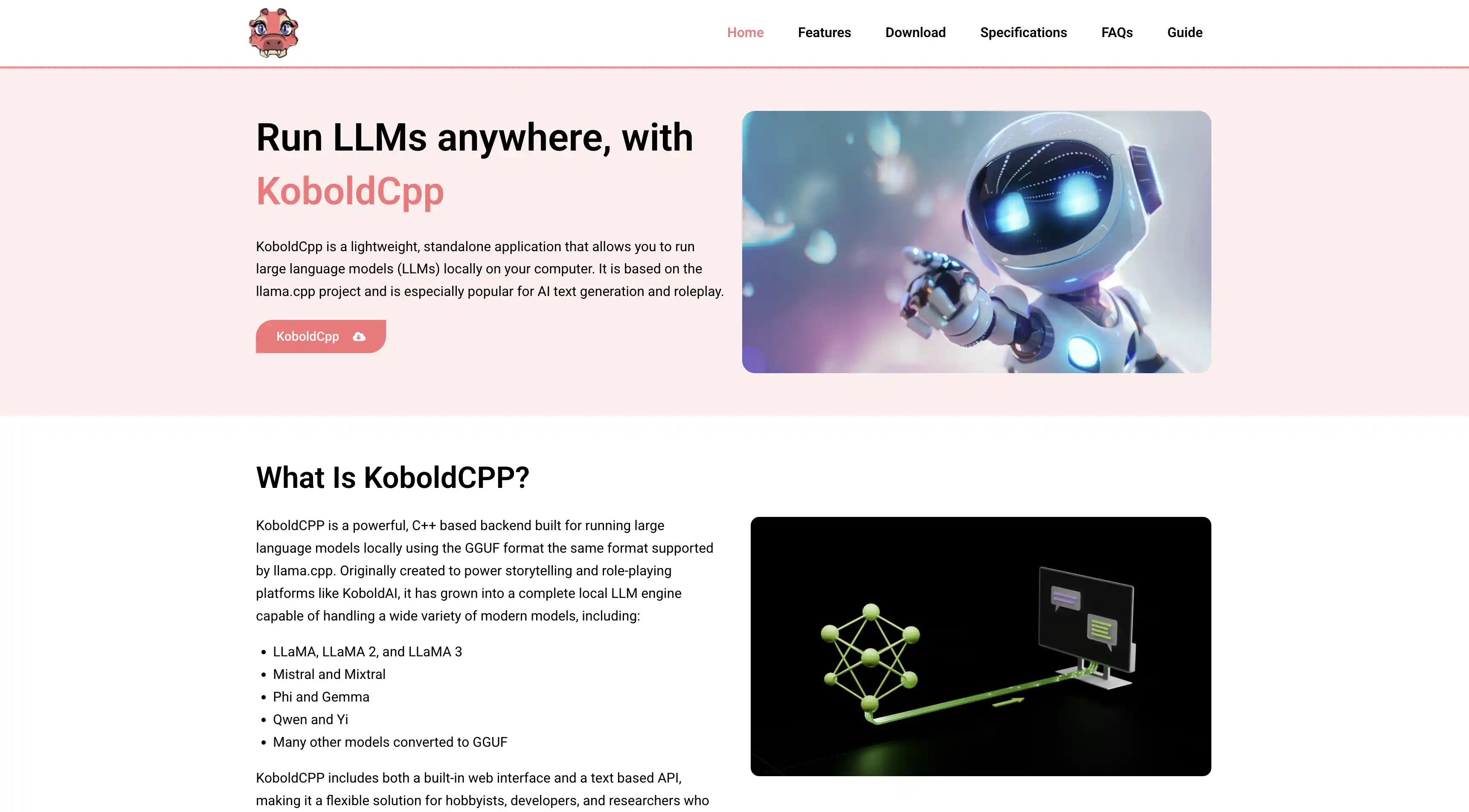 KoboldCpp, one of the best offline AI apps