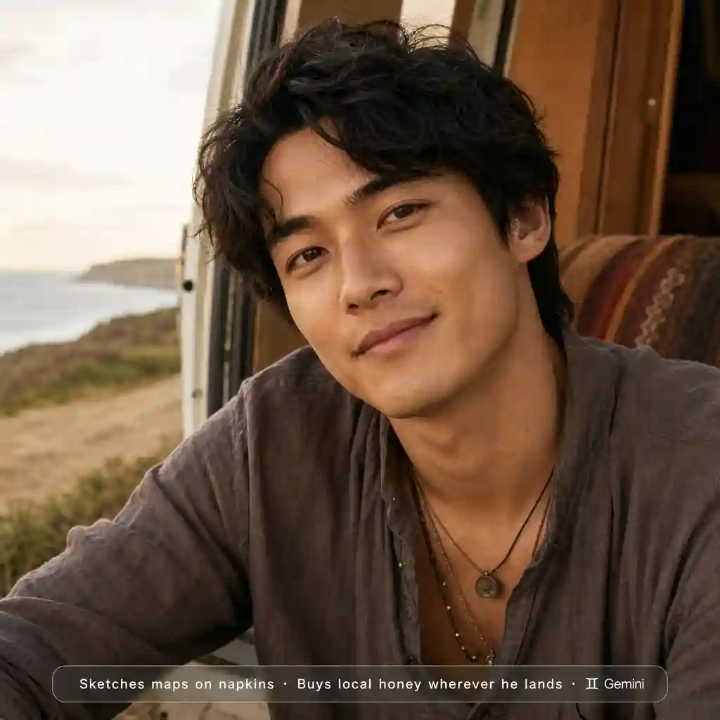 An image of a soulmate generated by the Overchat AI soulmate maker