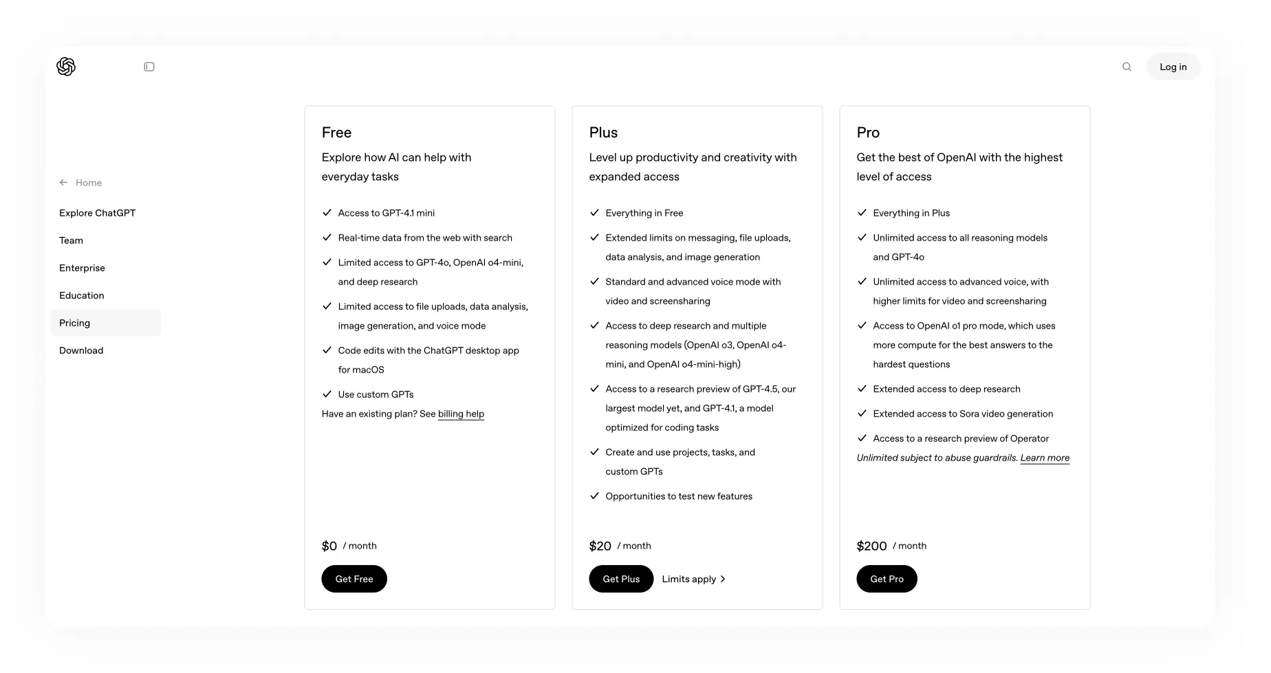 An image of ChatGPT pricing page showing expensive prices vs DeepSeek