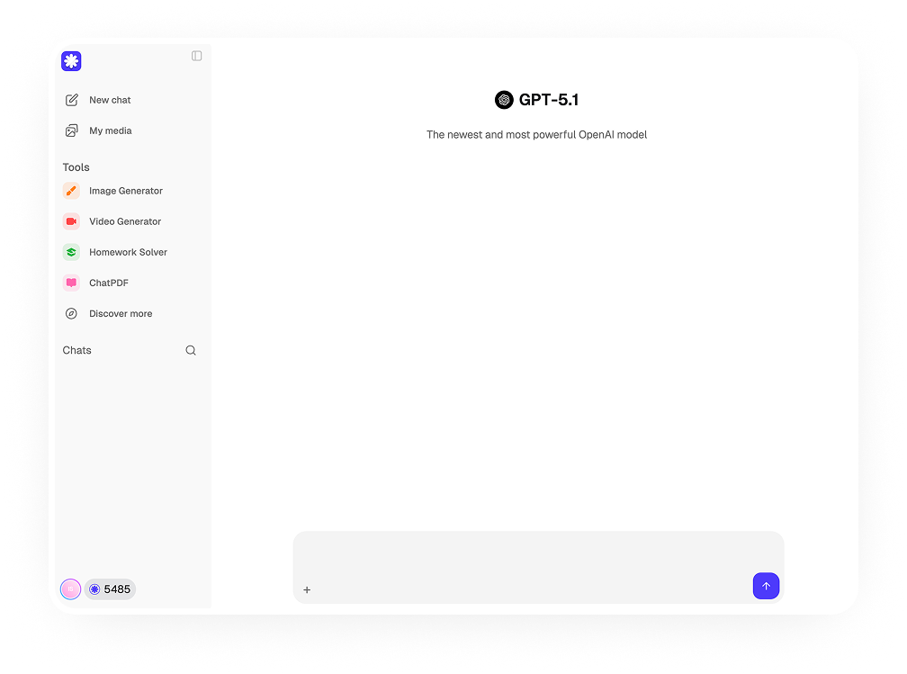 GPT-5.5 in Overchat AI