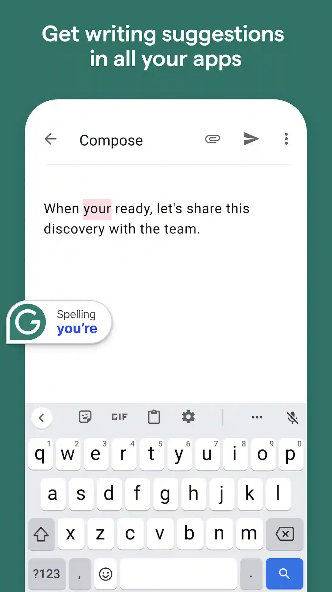 Grammarly best iPhone and Android app