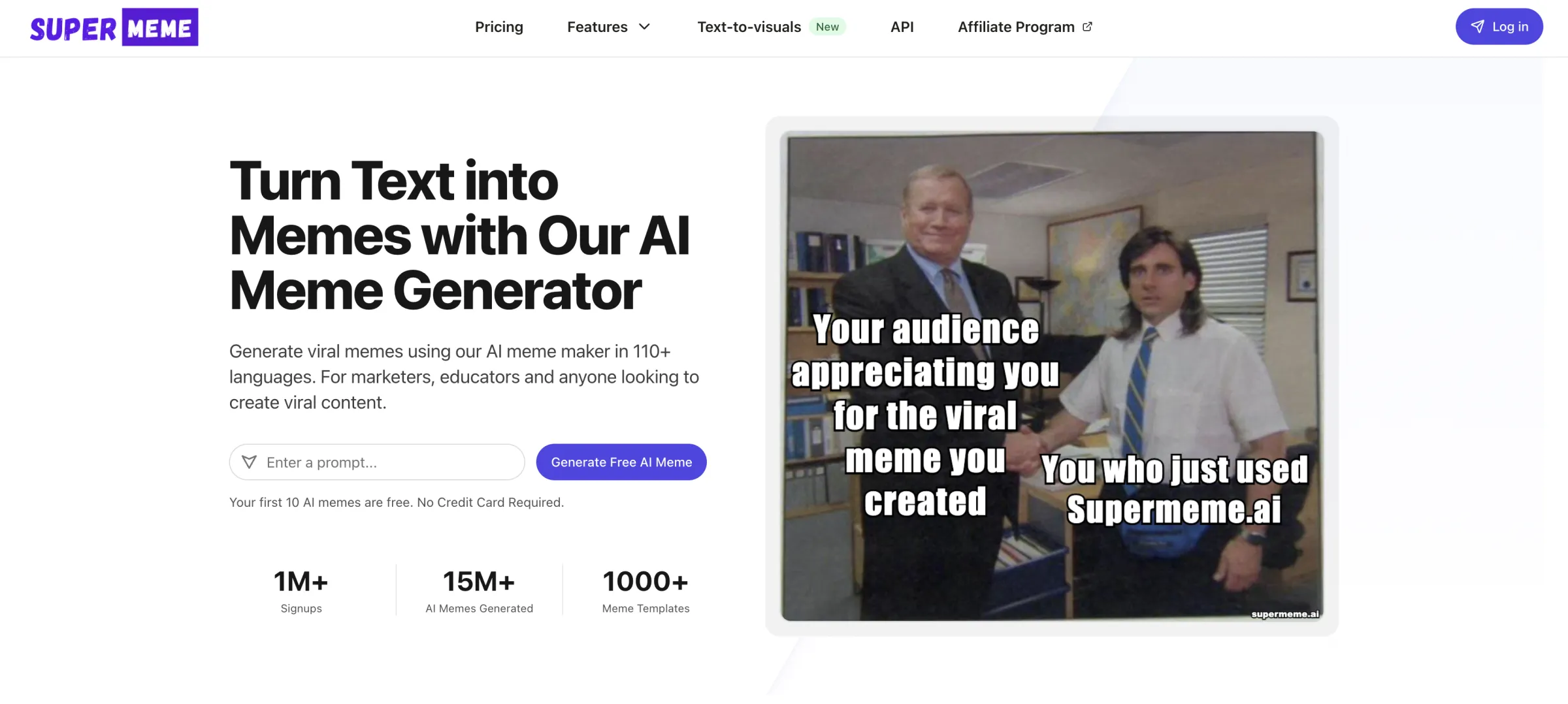 Supermeme.ai meme generator