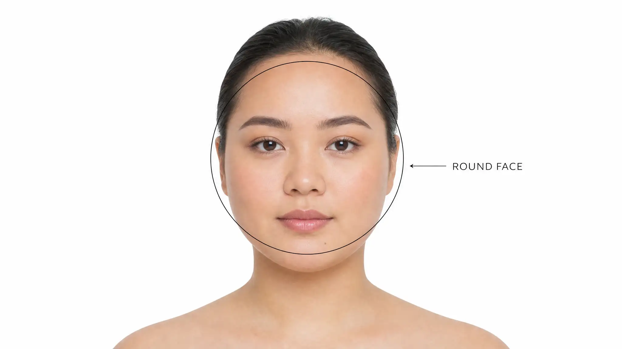 Round face shape