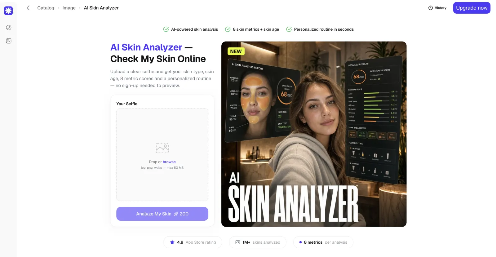 Overchat AI Skin Analyzer