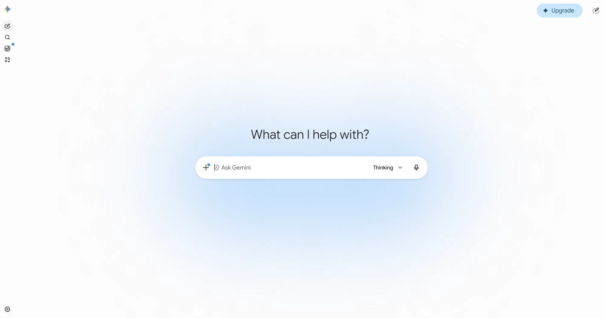 Gemini app interface