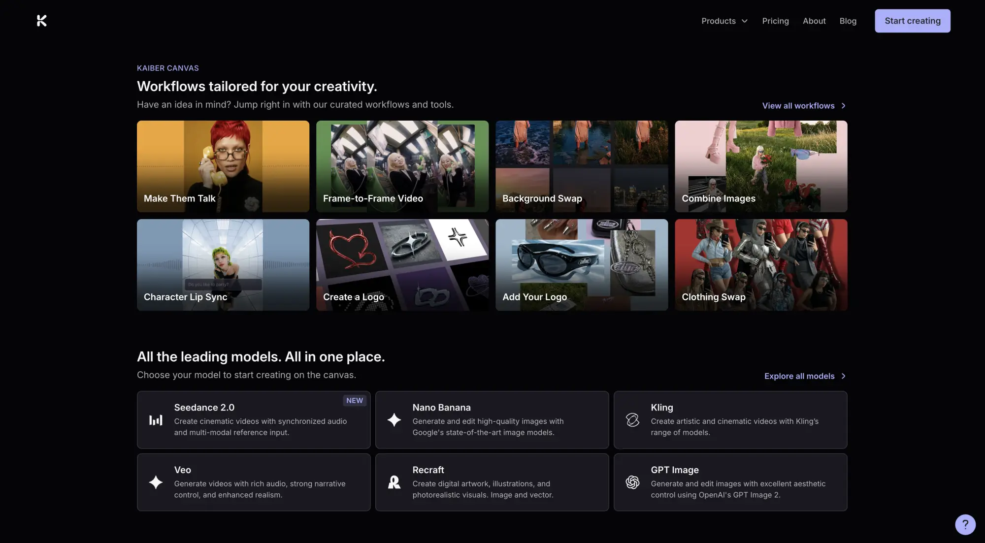 Kaiber AI video platform