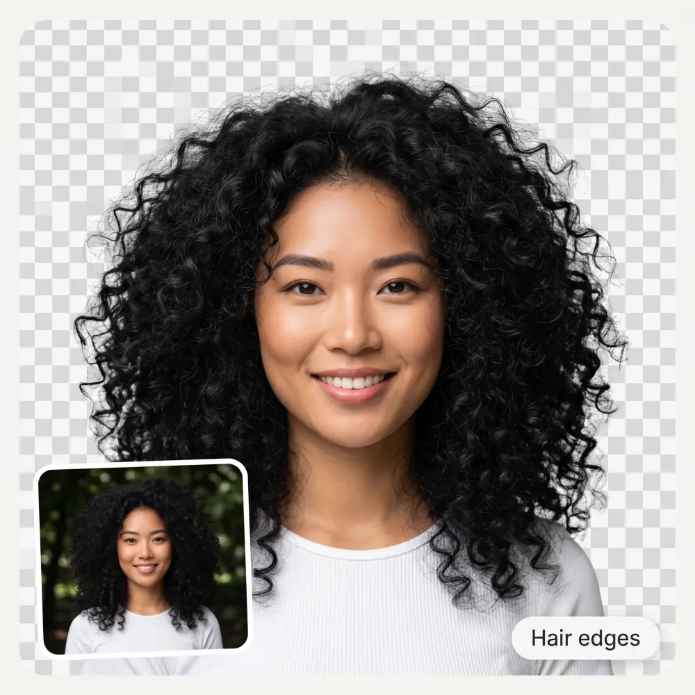 Edges that survive hair and fur