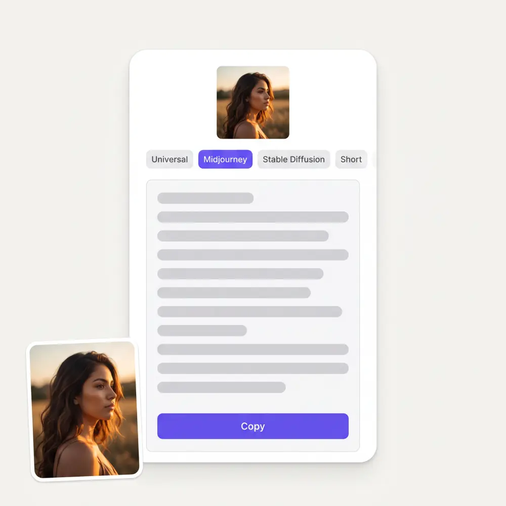 Four prompt formats from one upload