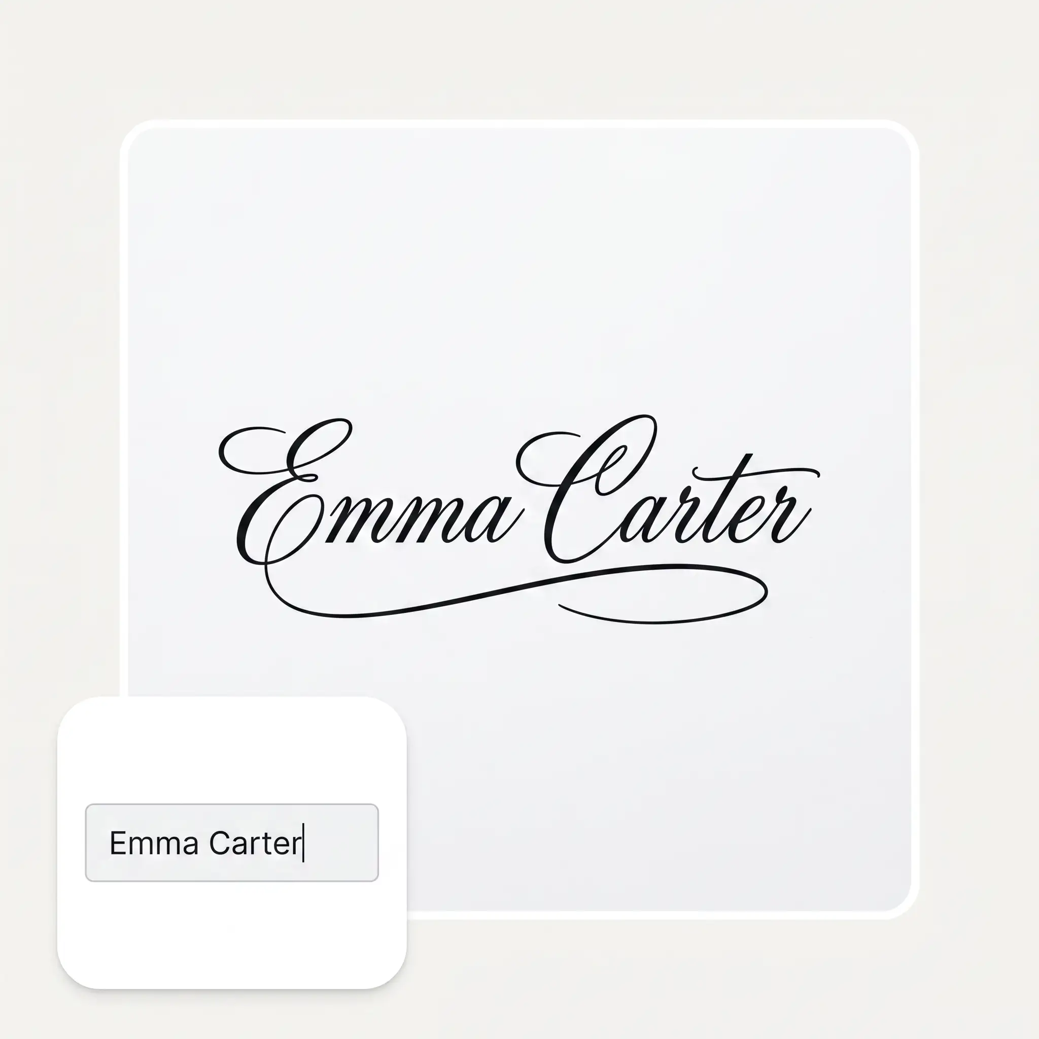 Signature Generator preview