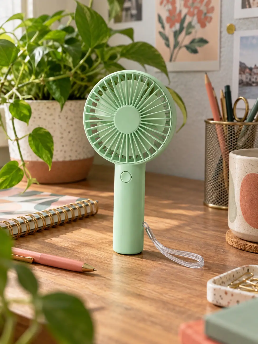 The original handheld-fan photo used to test every accessible PNG maker