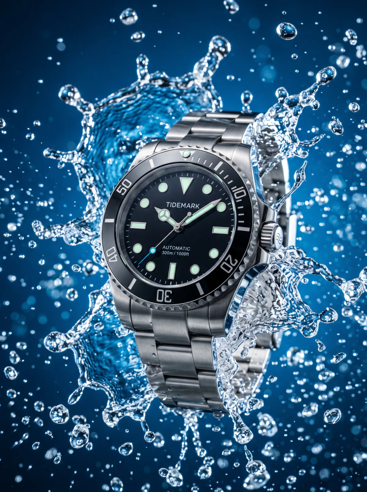 Result of the Dive watch in a water splash prompt, made with Nano Banana 2