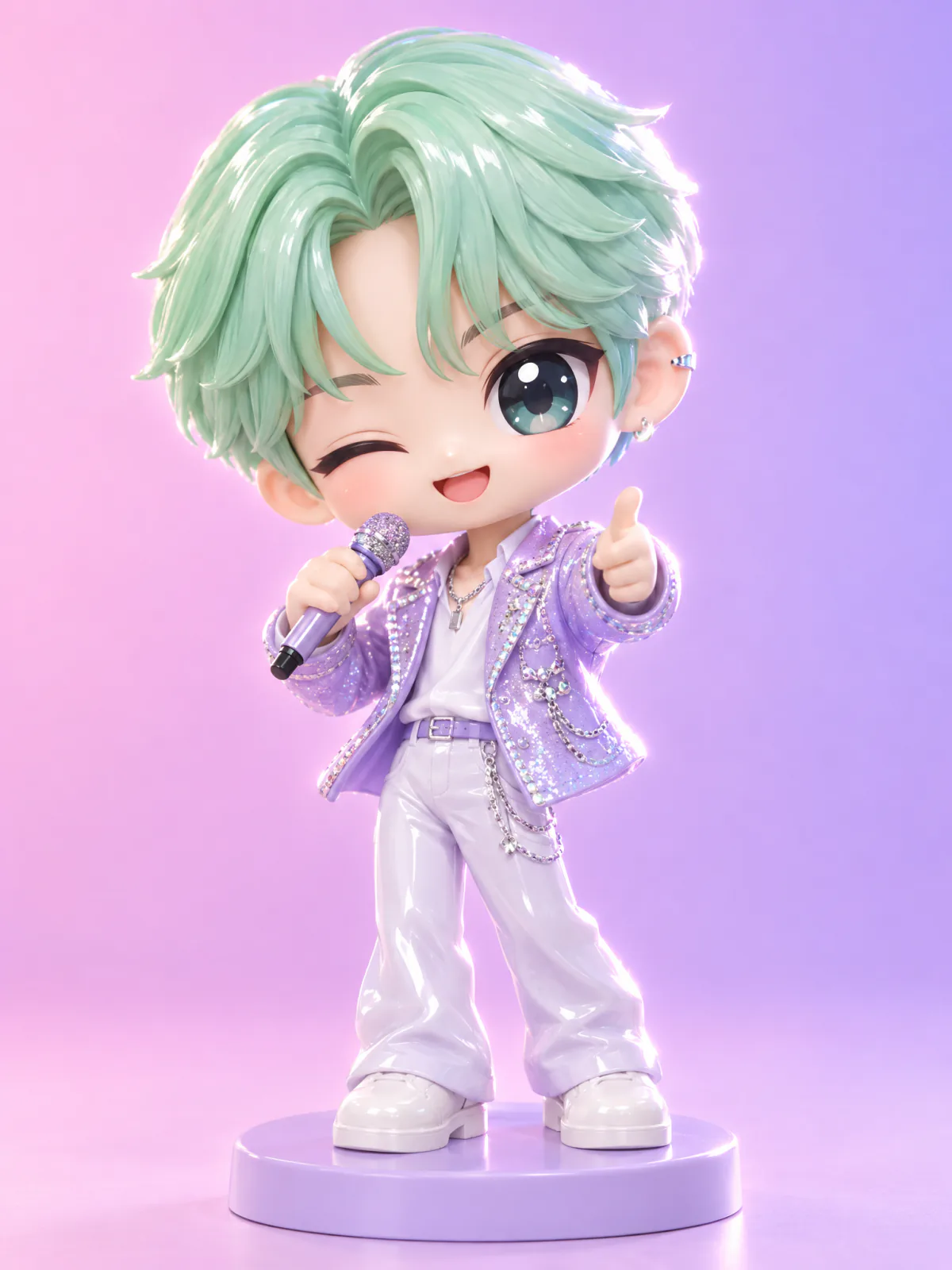 Result of the 3D idol collectible figure prompt, made with GPT Image 2.5