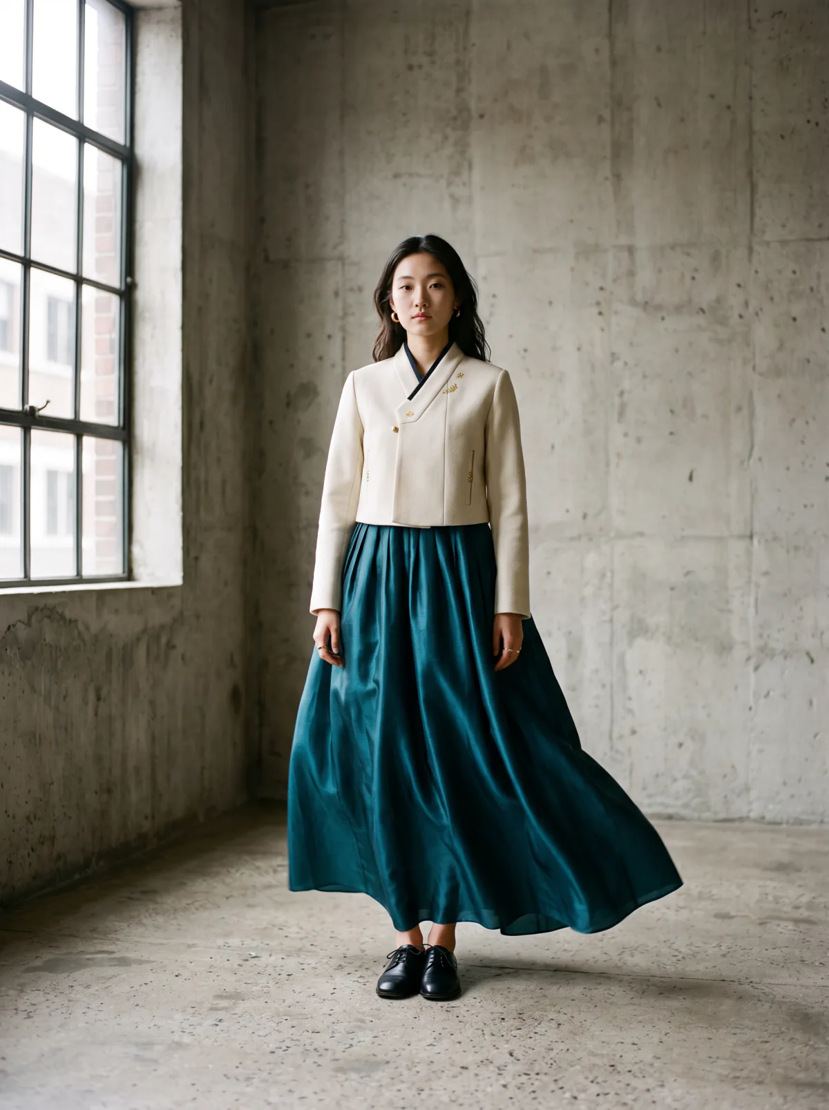 Result of the Modern hanbok editorial prompt, made with Nano Banana 2