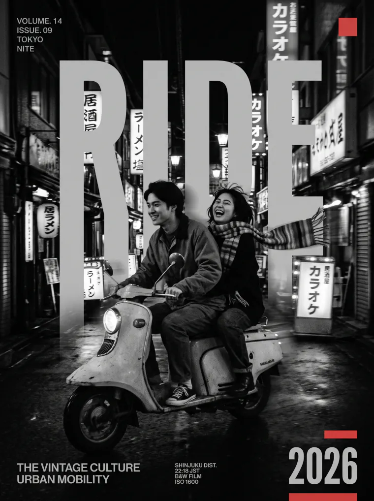 RIDE scooter poster