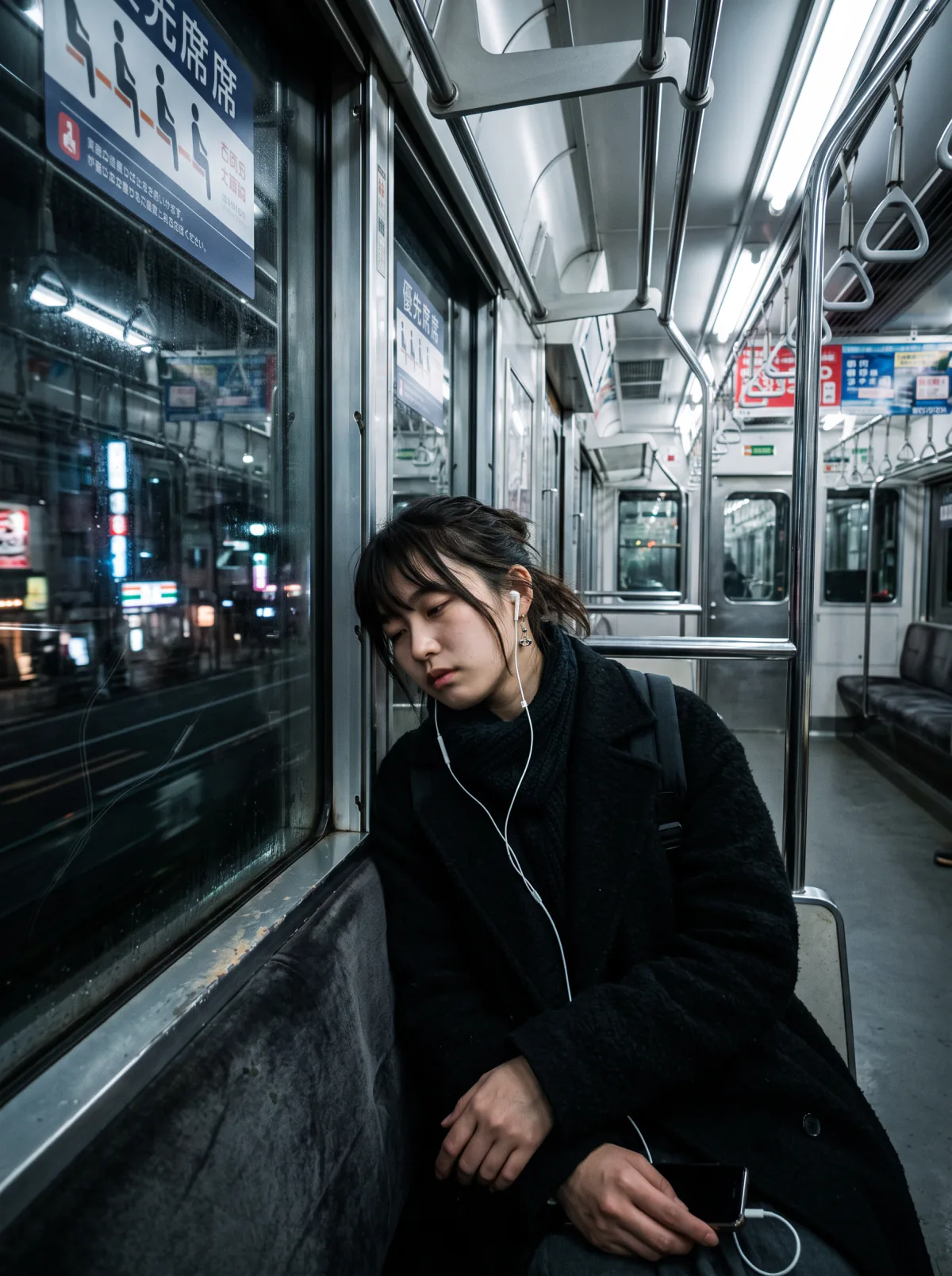 Result of the Last train home prompt, made with Nano Banana 2