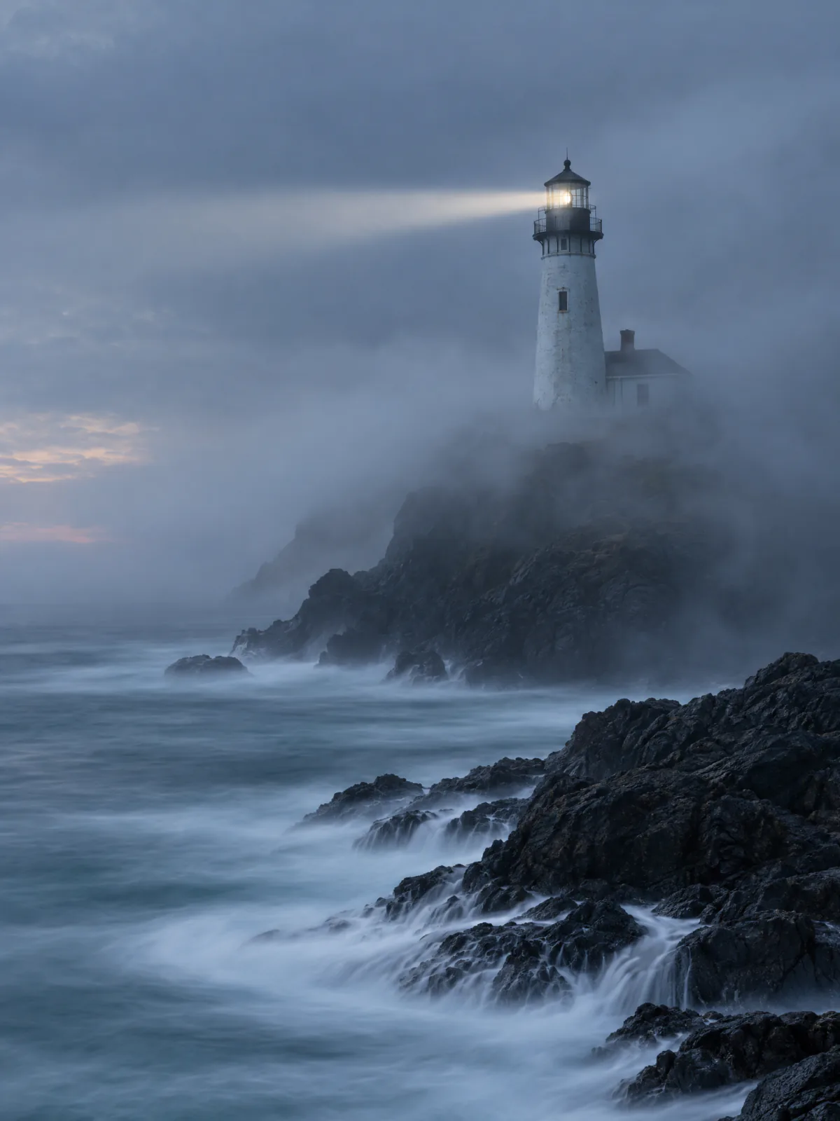 Result of the Lighthouse in the sea fog prompt, made with GPT Image 2.5